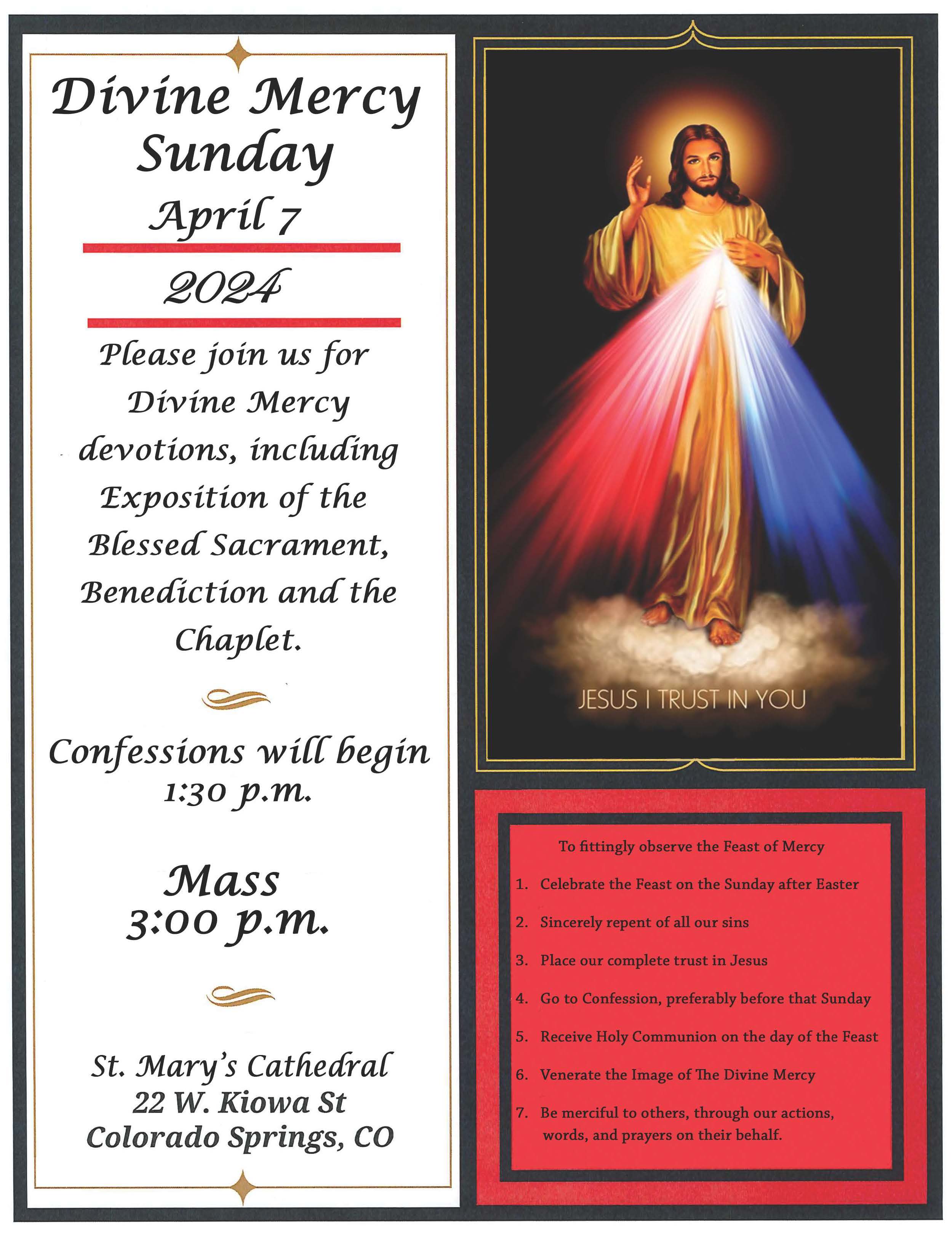 Divine Mercy Sunday